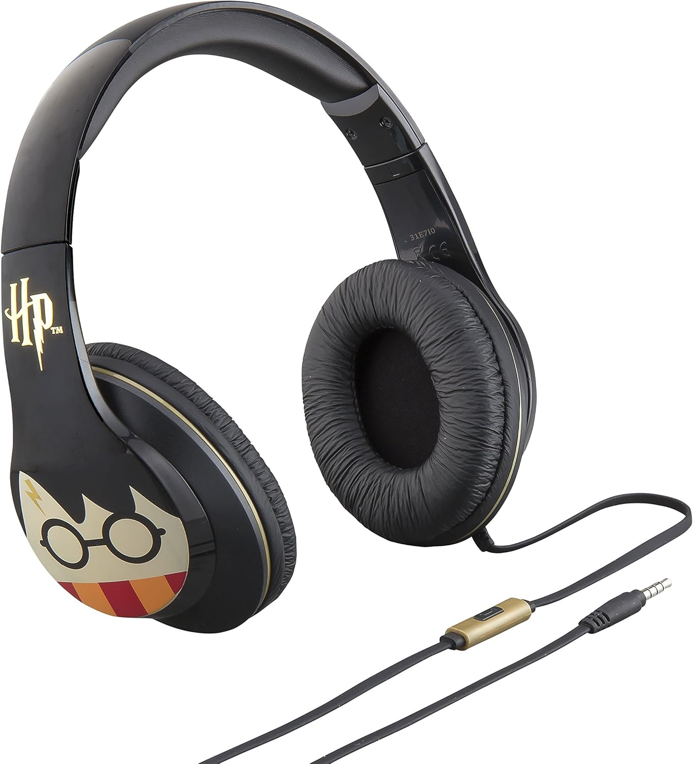 eKids Harry Potter Ενσύρματα Ακουστικά με ασφαλή μέγιστη ένταση ήχου για παιδιά και εφήβους (RI-M40HP) (Μαύρο)