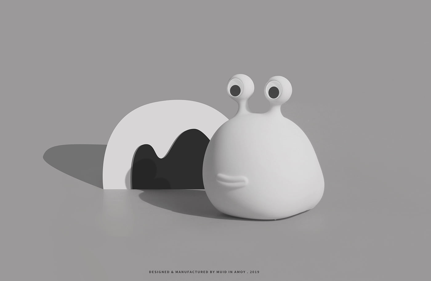 Designnest® Slug Night Lamp |MUID| Φωτάκι νυκτός γυμνοσάλιαγκας από μαλακή σιλικόνη με χρονοδιακόπτη
