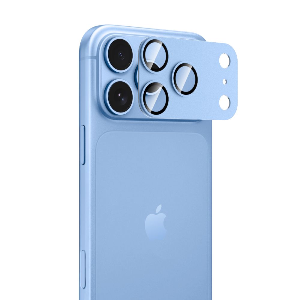 Tech-Protect Camfull Fit+ Προστατευτικό Κάμερας για iPhone 17 Pro Max - iPhone 18 Pro Max - Μπλέ