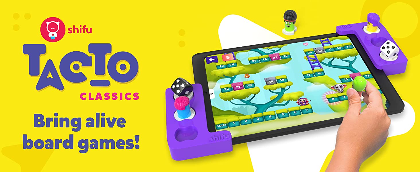 Plugo Tacto Classics by PlayShifu Σύστημα παιδικού παιχνιδιού που μετατρέπει το tablet σας σε Διαδραστικό Επιτραπέζιο Παιχνίδι