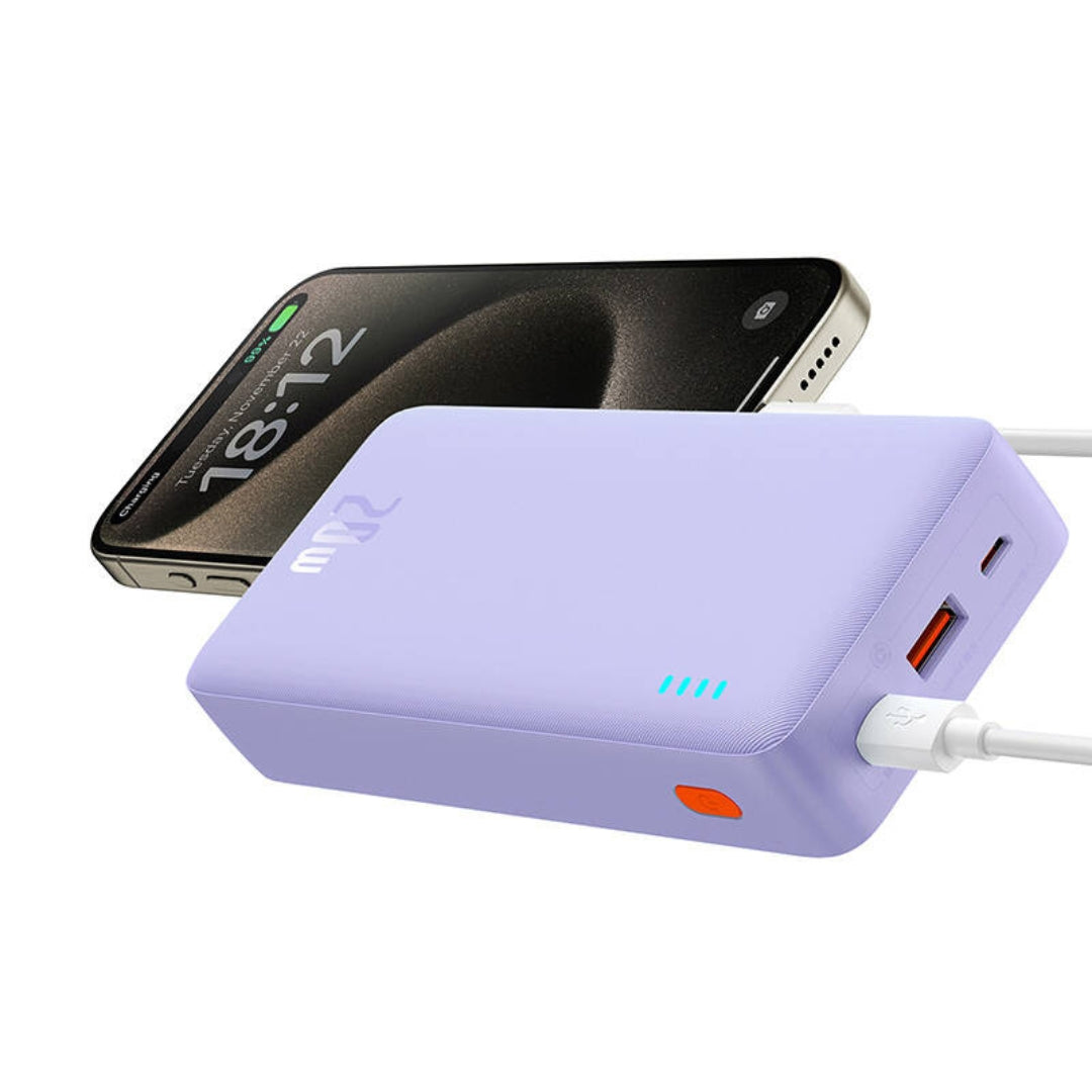 Baseus Airpow 20000mAh 20W powerbank (μωβ) Baseus