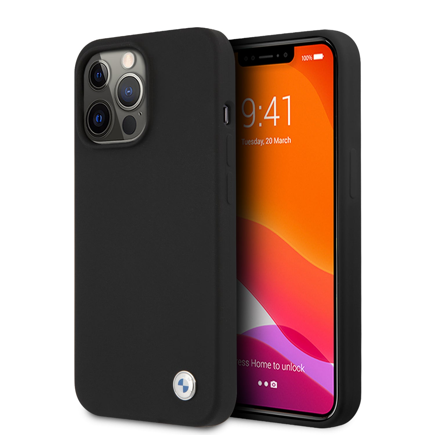 BMW Signature Collection Back Cover Θήκη προστασίας από σιλικόνη – iPhone 13 Pro (Μαύρο) – PhoneBazaar