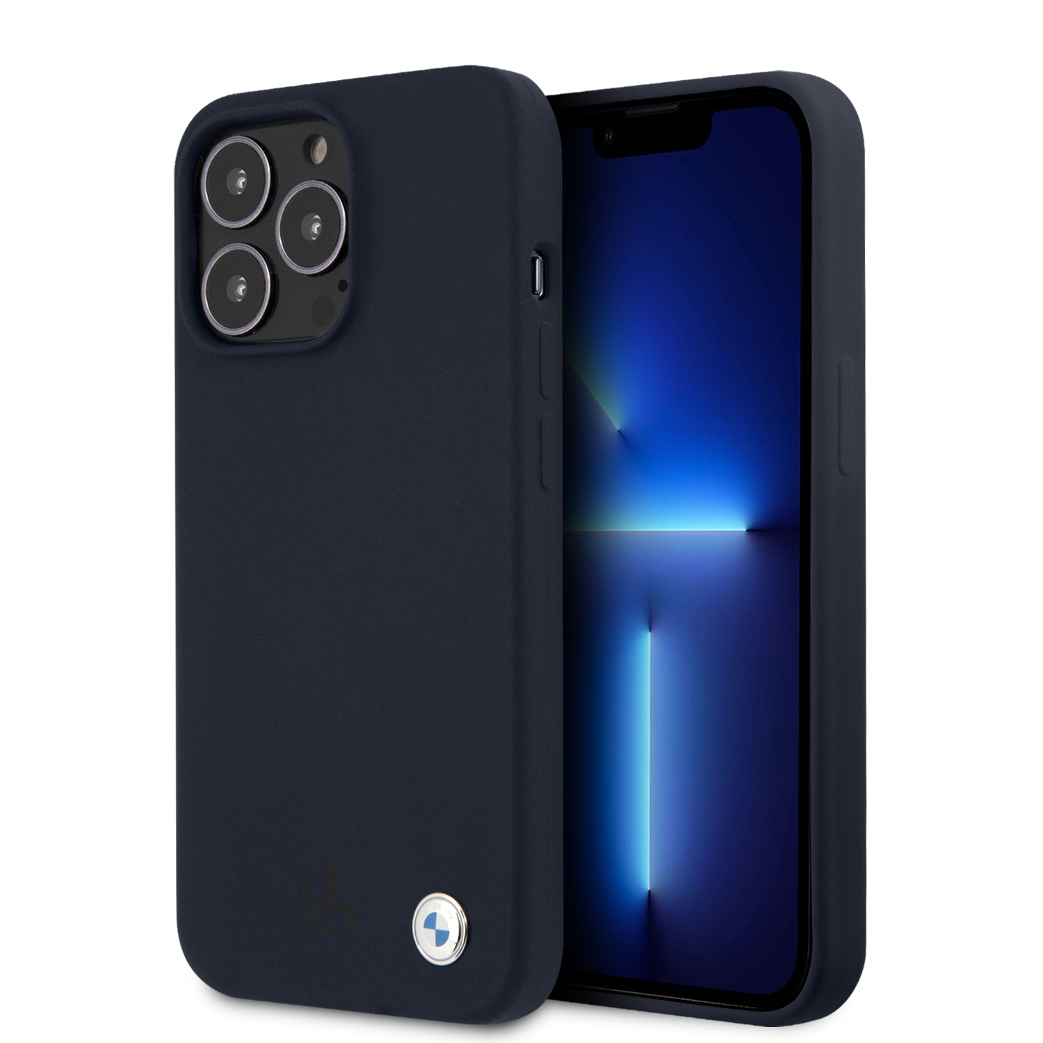 BMW Signature Collection Back Cover Θήκη προστασίας από σιλικόνη – iPhone 13 Pro (Navy Blue) – PhoneBazaar