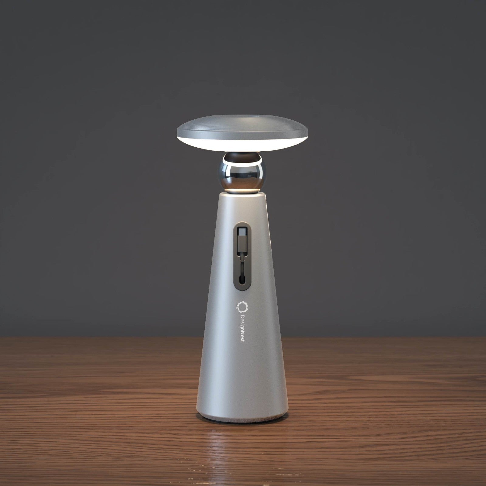 DesignNest UFO Light 360 Modular – Πολυμορφικός Φωτισμός με Στυλ (Γκρι)