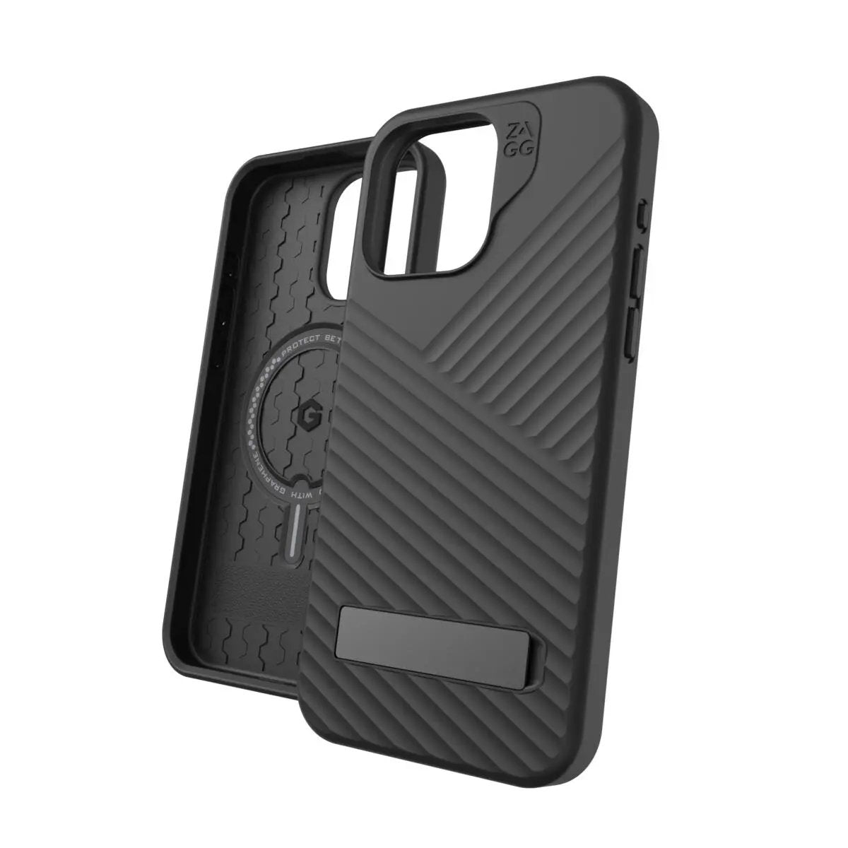 Zagg Denali Snap Case with kickstand Θήκη προστασίας που αντέχει σε πτώσεις έως 5 μέτρα – iPhone 15 Pro Max (Black) – PhoneBazaar