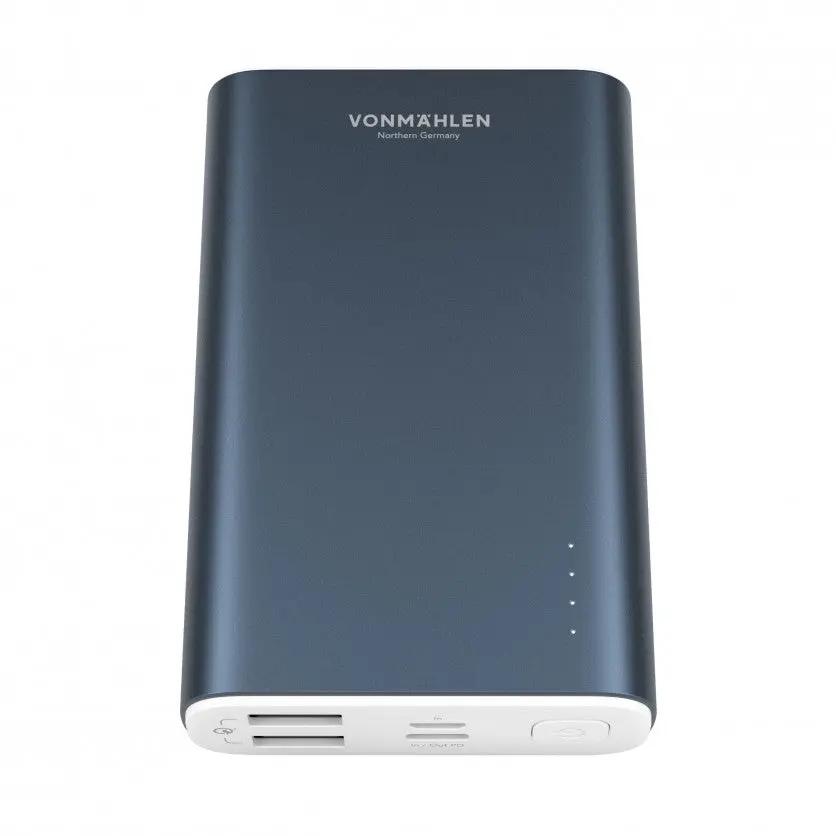 Vonmahlen Evergreen The Powerbank (minimalist Designed 10.000 Mah Powerbank) – Dark Blue – PhoneBazaar