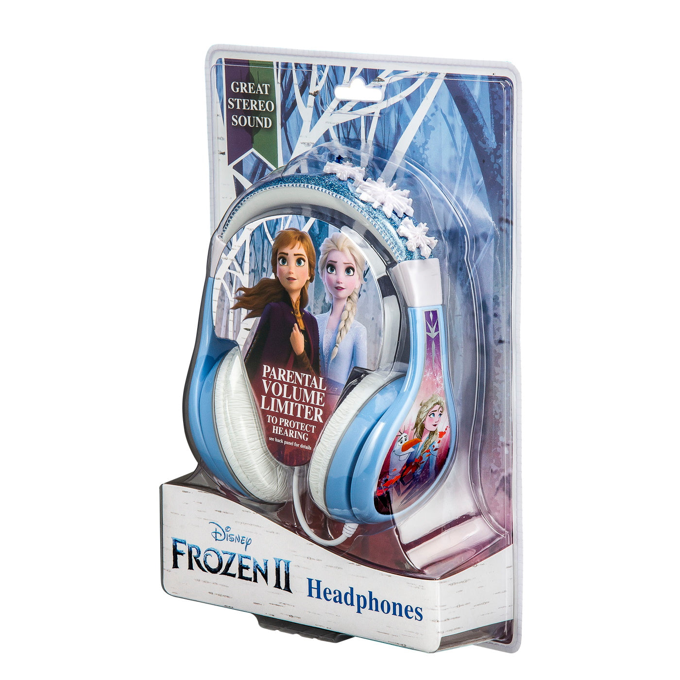 eKids Frozen 2 Ενσύρματα Ακουστικά με ασφαλή μέγιστη ένταση ήχου για παιδιά και εφήβους (FR-140v2) (Γαλάζιο/Λευκό)