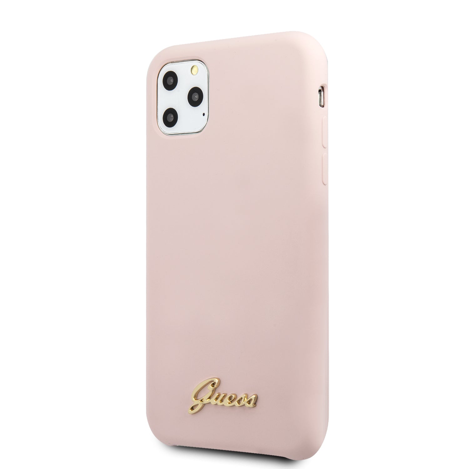 Guess “Vintage Script Gold Logo Collection” Σκληρή Θήκη προστασίας από σιλικόνη – Apple iPhone 11 Pro (Light Pink – GUHCN58LSLMGLP)