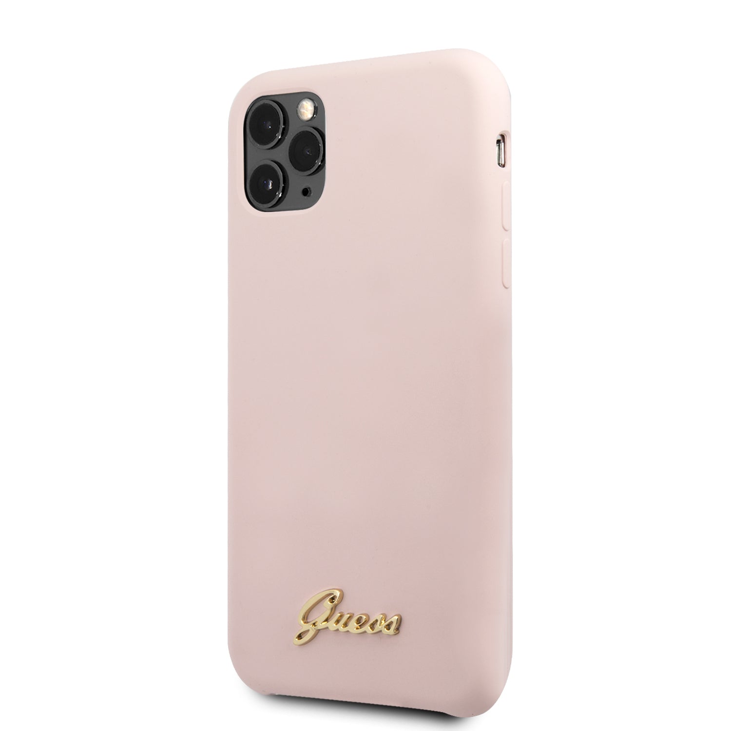 Guess “Vintage Script Gold Logo Collection” Σκληρή Θήκη προστασίας από σιλικόνη – Apple iPhone 11 Pro Max (Light Pink – GUHCN65LSLMGLP)