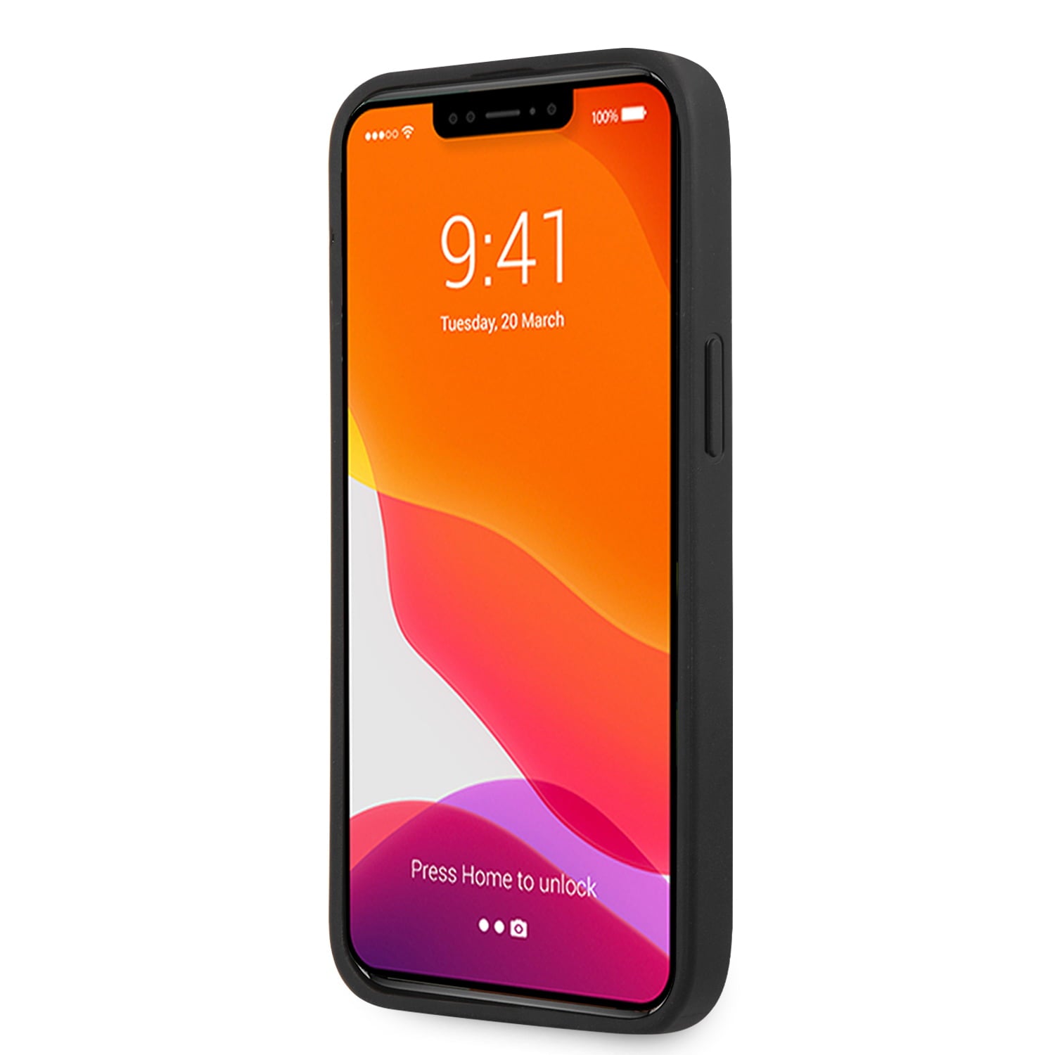 Guess "4G Logo Collection" Hard Case PU Leather Θήκη προστασίας από δερματίνη – iPhone 13 Pro (Μαύρη)