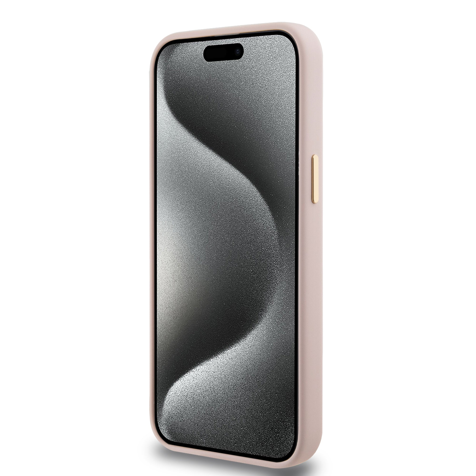 Guess “Vintage Script Gold Logo Collection” Σκληρή Θήκη προστασίας από σιλικόνη – Apple iPhone 15 Pro Max (Ροζ – GUHCP15XSMBSLP)