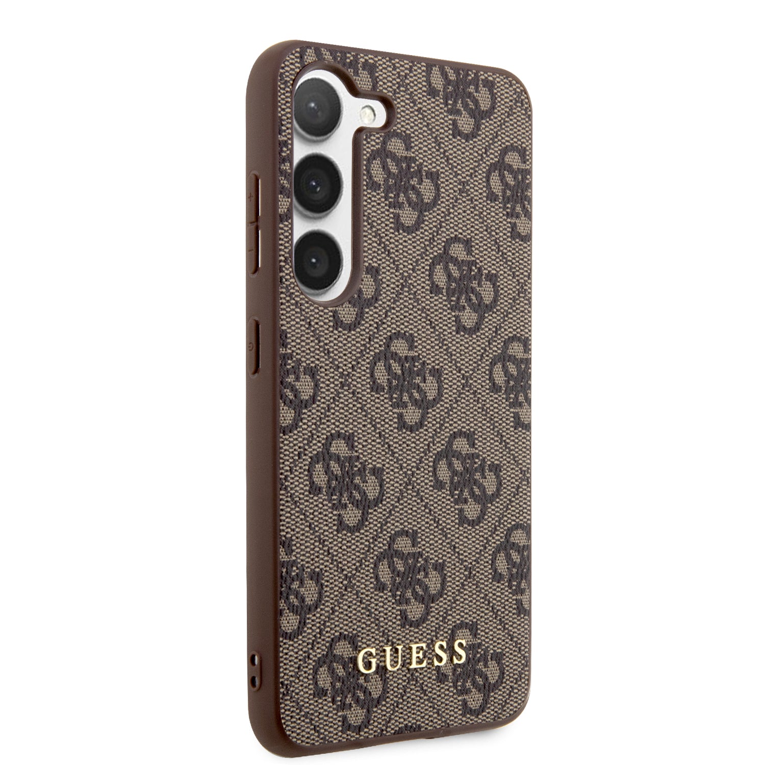 Guess “4G Metal Gold Logo Collection” Θηκη Προστασιας "Saffiano" – Samsung Galaxy S23 S911 (Καφέ)