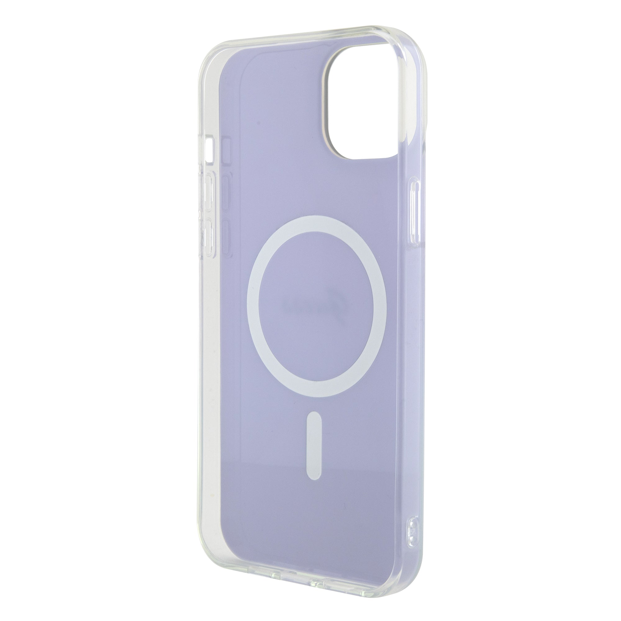 Guess Iridescent Magsafe Case Πολύχρωμη θήκη προστασίας από σκληρό πλαστικό – iPhone 15 (Rainbow Purple – GUHMP15SHITSU)