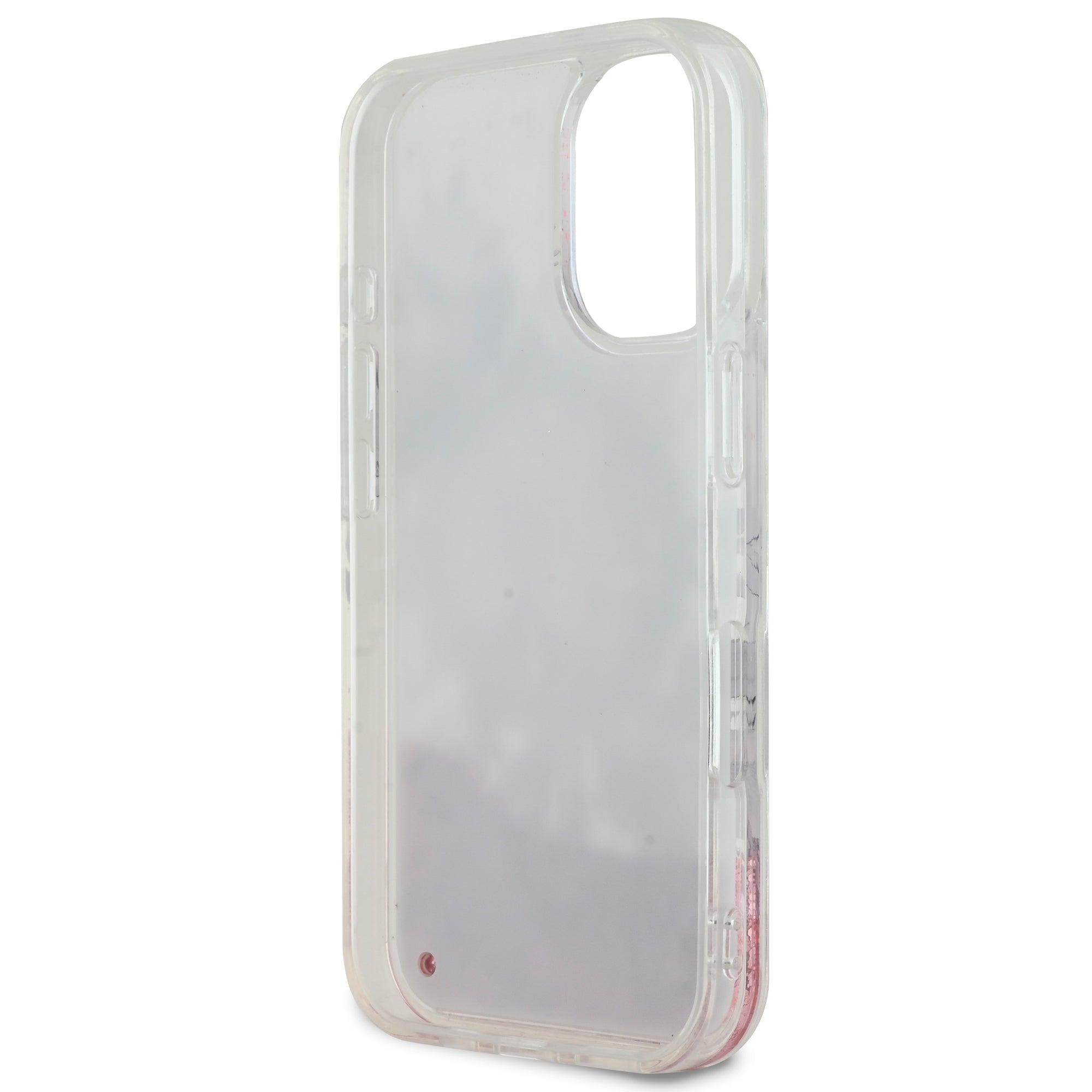 Guess Magsafe “Liquid Glitter Flower" Hard Case Θήκη προστασίας από σκληρό πλαστικό – iPhone 16 (Ροζ – GUHMP16SLFMWTP)