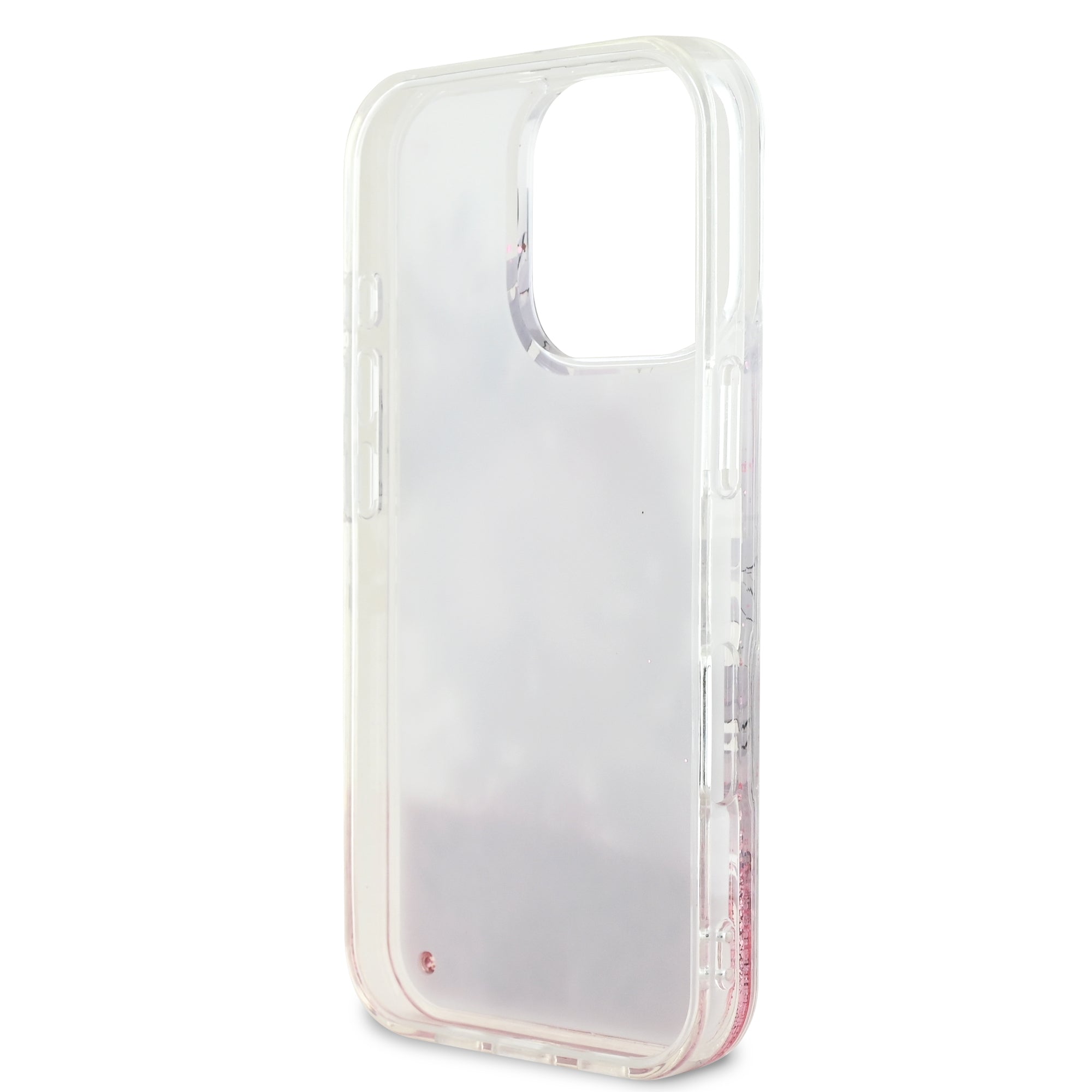 Guess Magsafe “Liquid Glitter Flower" Hard Case Θήκη προστασίας από σκληρό πλαστικό – iPhone 16 Pro Max (Ροζ – GUHMP16XLFMWTP)