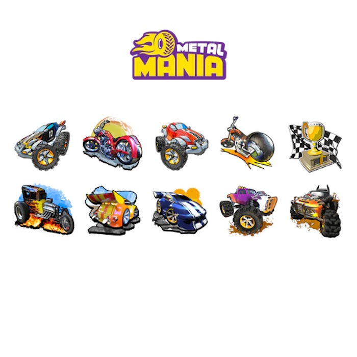 HoloToyz - Metal Mania Augmented Reality Αυτοκόλλητα Επαυξημένης πραγματικότητας που ζωντανεύουν σε κινούμενα σχέδια