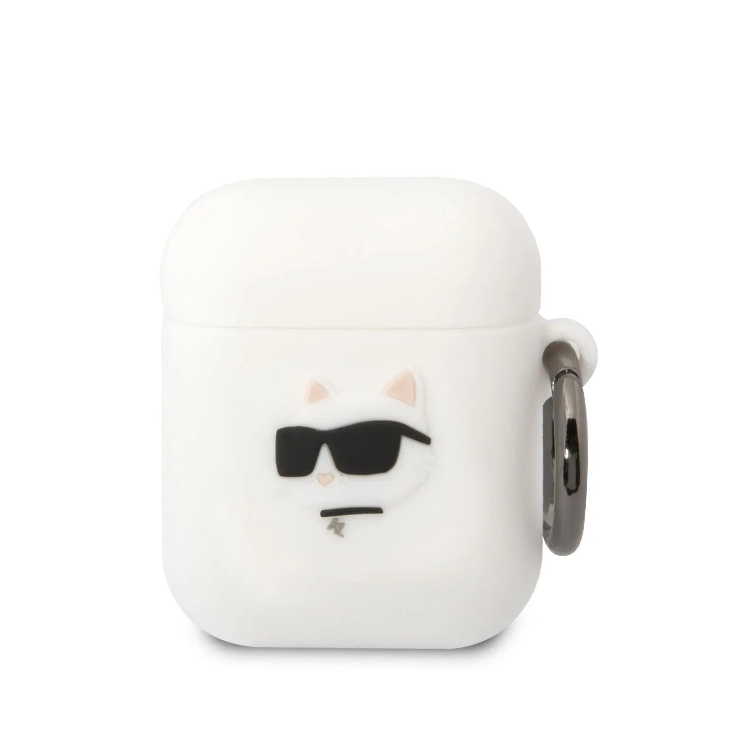 Karl Lagerfeld 3d Logo Nft Choupette's Head Θήκη Προστασίας Απο Σιλικόνη – Apple Airpods 1/2 (white – Kla2runchh) – PhoneBazaar