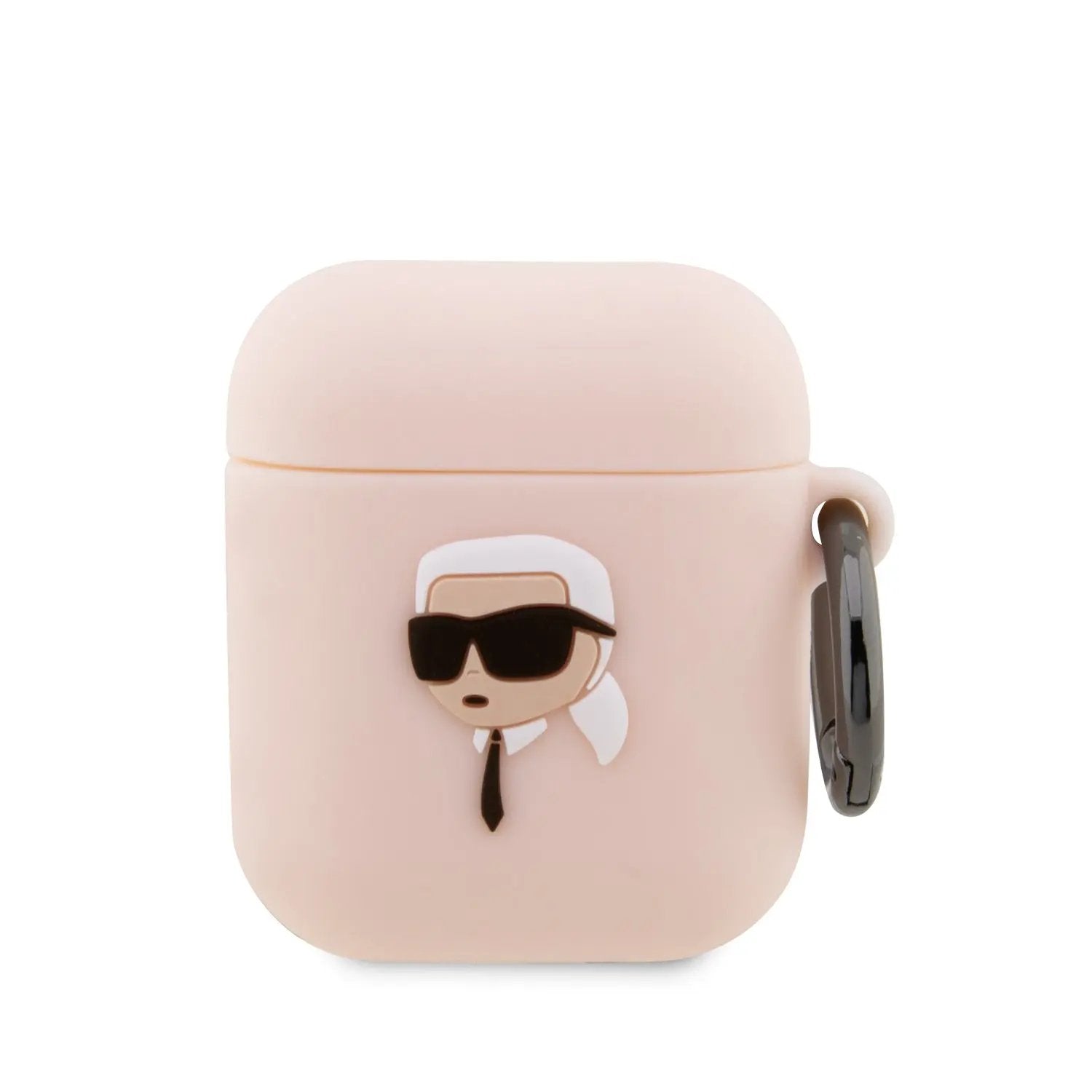 Karl Lagerfeld 3D Logo NFT Karl's Head Θήκη προστασίας από σιλικόνη – Apple AirPods 1/2 (Pink – KLA2RUNIKP) – PhoneBazaar