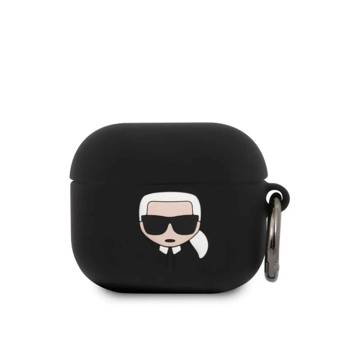 Karl Lagerfeld Embossed Logo Karl's Head Collection Θήκη Προστασίας Απο Σιλικόνη Για Apple Airpods 3 (μαυρο για Klaca3silkhbk) – PhoneBazaar