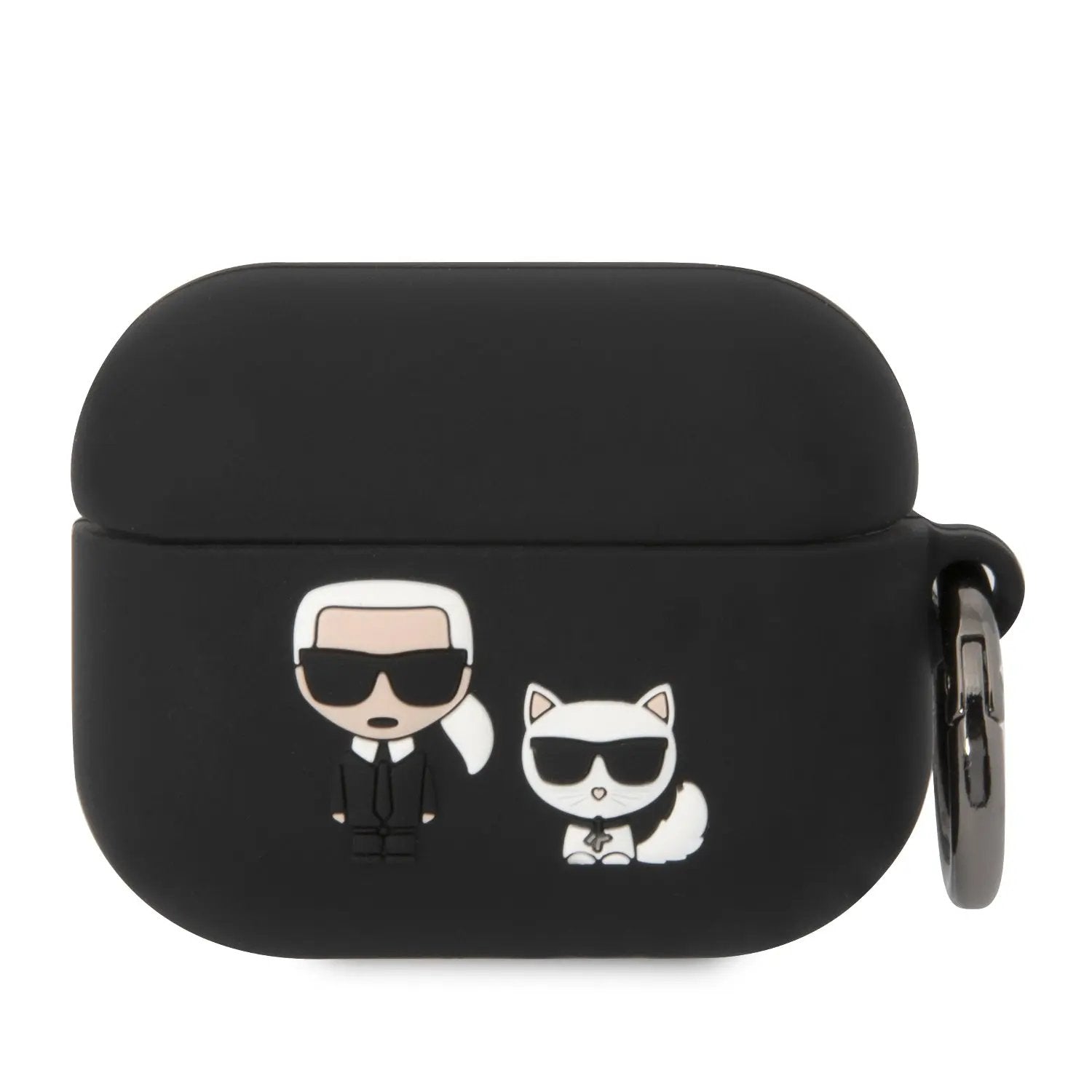 Karl Lagerfeld Embossed Logo Karl+choupette Collection Θήκη Προστασίας Απο Σιλικόνη Για Apple Airpods Pro (μαυρο) – PhoneBazaar