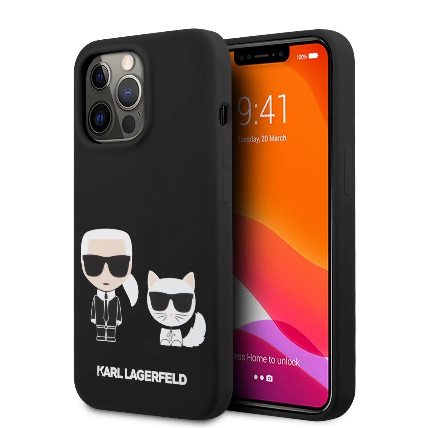 Karl Lagerfeld Hard Case Karl+Choupette Θήκη προστασίας – iPhone 13 Pro (Black) – PhoneBazaar