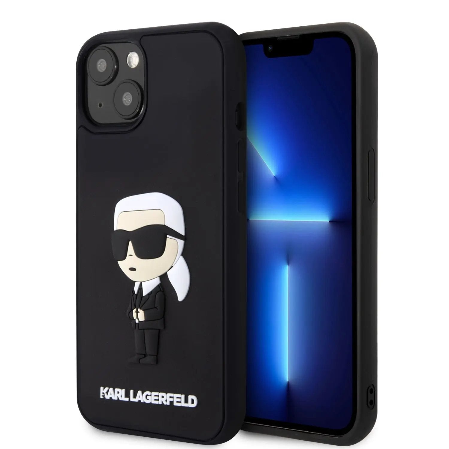 Karl Lagerfeld 3d Rubber Case Karl’s Head Θήκη Προστασίας Απο Σιλικόνη – Iphone 13 (μαυρο – Klhcp13m3drkink) – PhoneBazaar