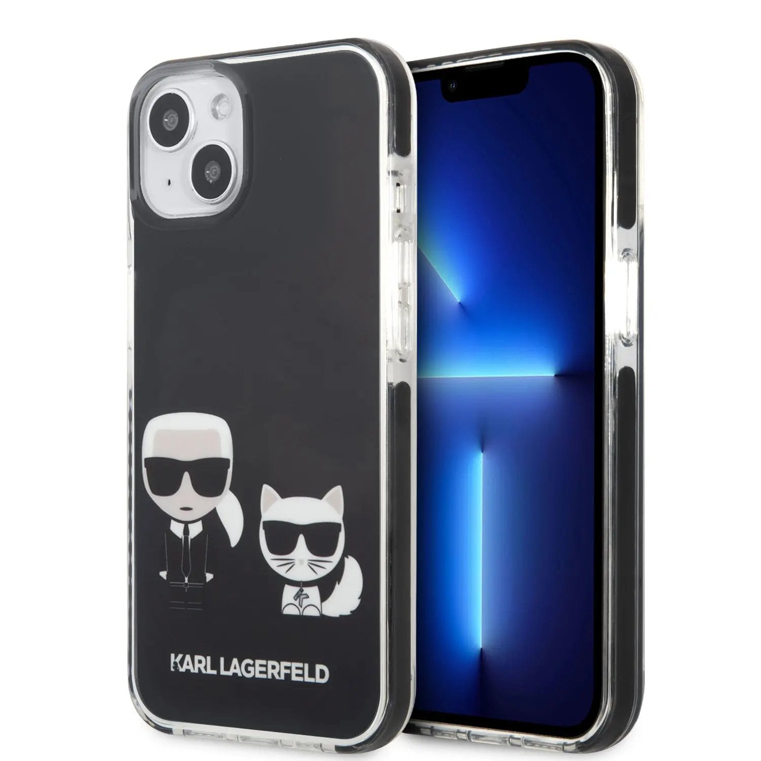 Karl Lagerfeld Ikonik Case "karl & Choupette" Θήκη Προστασίας Απο Σκληρο Πλαστικο – Iphone 13 (μαυρο για Klhcp13mtpekck) – PhoneBazaar