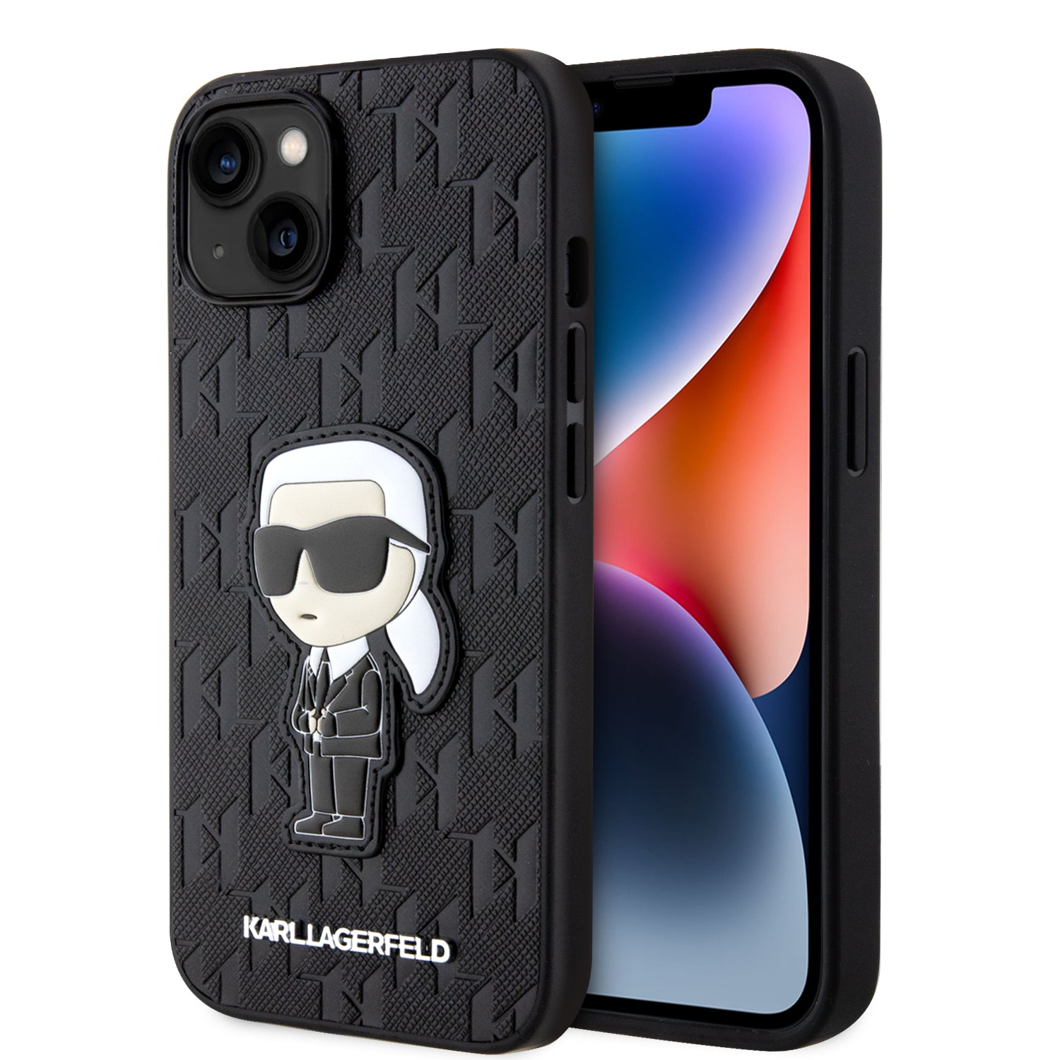 Karl Lagerfeld Monogram Ikonik Patch Saffiano Case Θήκη Προστασίας Απο Δερματινη – Iphone 14 (black – Klhcp14ssakhpkk) – PhoneBazaar