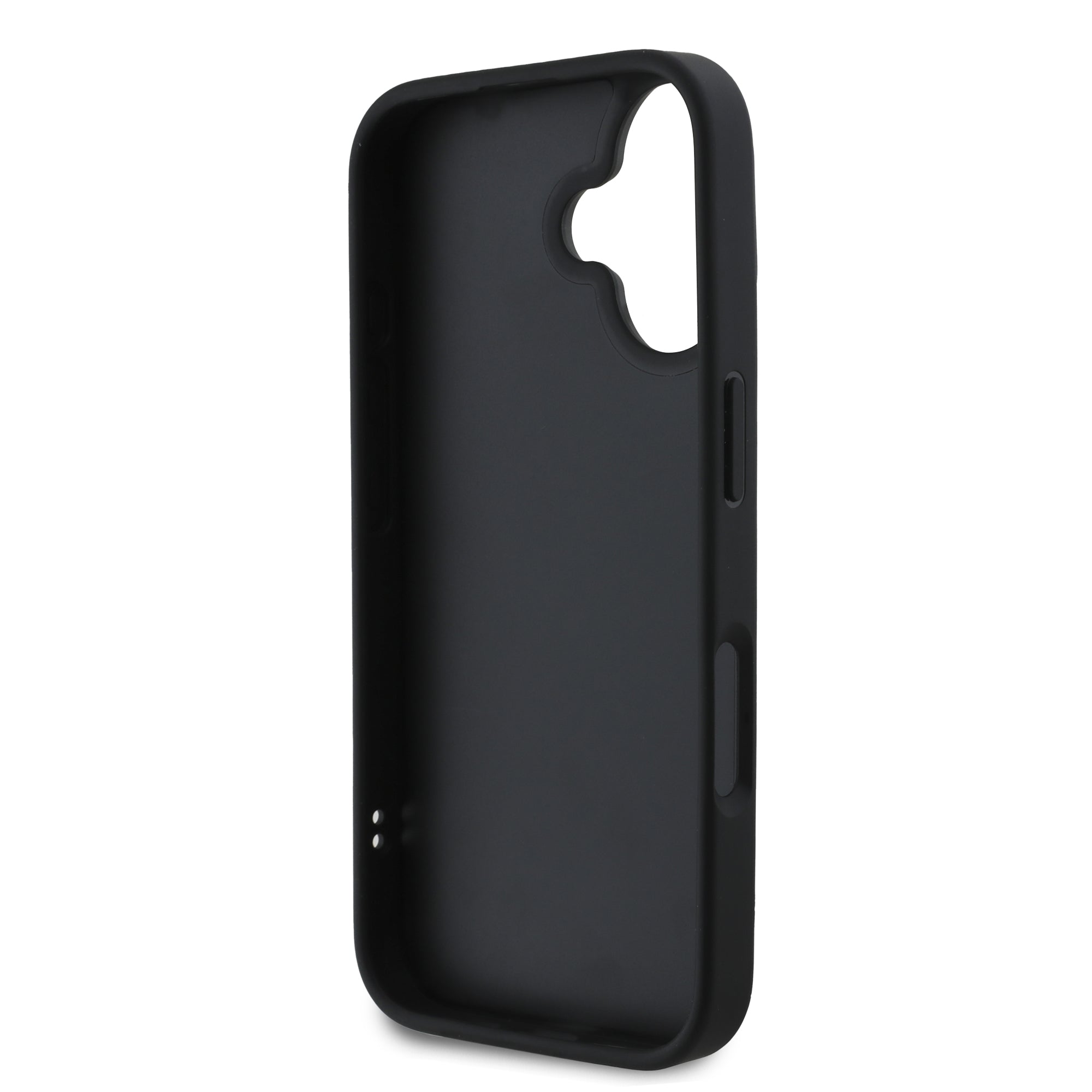 Karl Lagerfeld “Quilted Metal Signature Logo Collection” Case Θήκη προστασίας από δερματίνη – iPhone 16 (Μαύρο – KLHCP16SPQDSMGK)