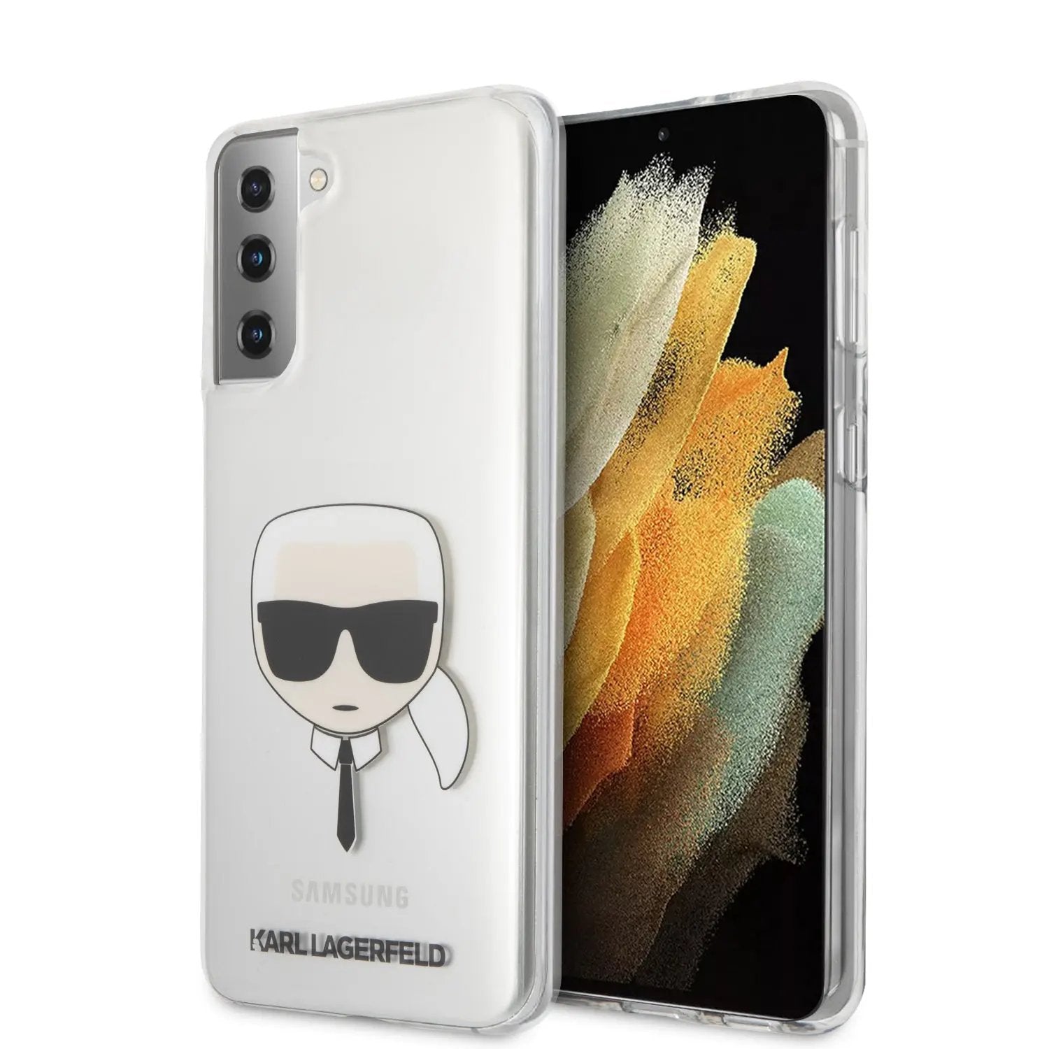 Karl Lagerfeld “Karl's Head” Διάφανη θήκη προστασίας από σιλικόνη – Samsung Galaxy S21 Plus G996 (KLHCS21MKTR για Διάφανη) – PhoneBazaar