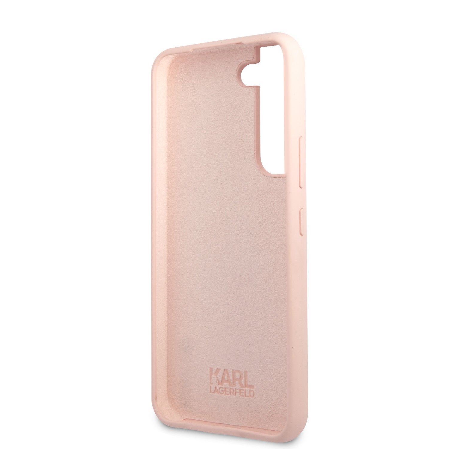 Karl Lagerfeld Saffiano Leather Hard Case Choupette's Head Θήκη προστασίας από σιλικόνη – Samsung Galaxy S22 Plus (ροζ - KLHCS22MSLCHPI)
