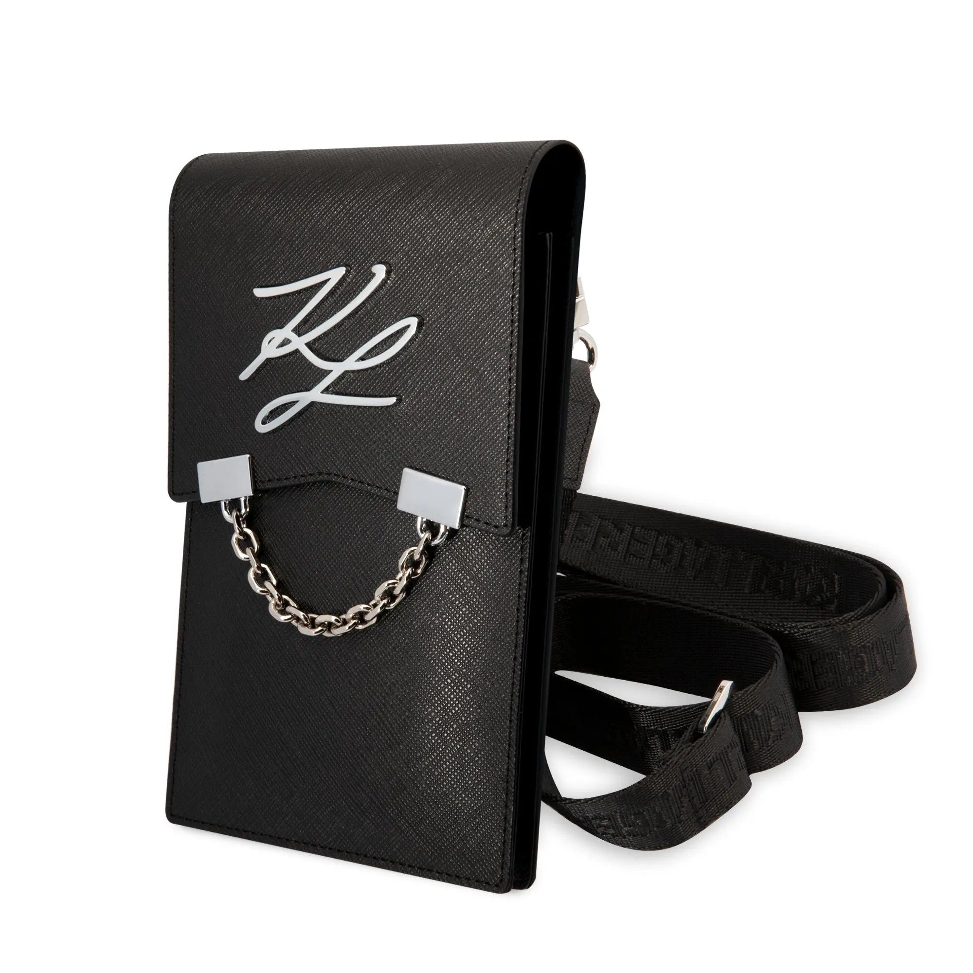 Karl Lagerfeld Wallet Autograph Chain Bag Τσαντακι Clutch Καταλληλο Για Smartphone (black για Klwbsaklck) – PhoneBazaar