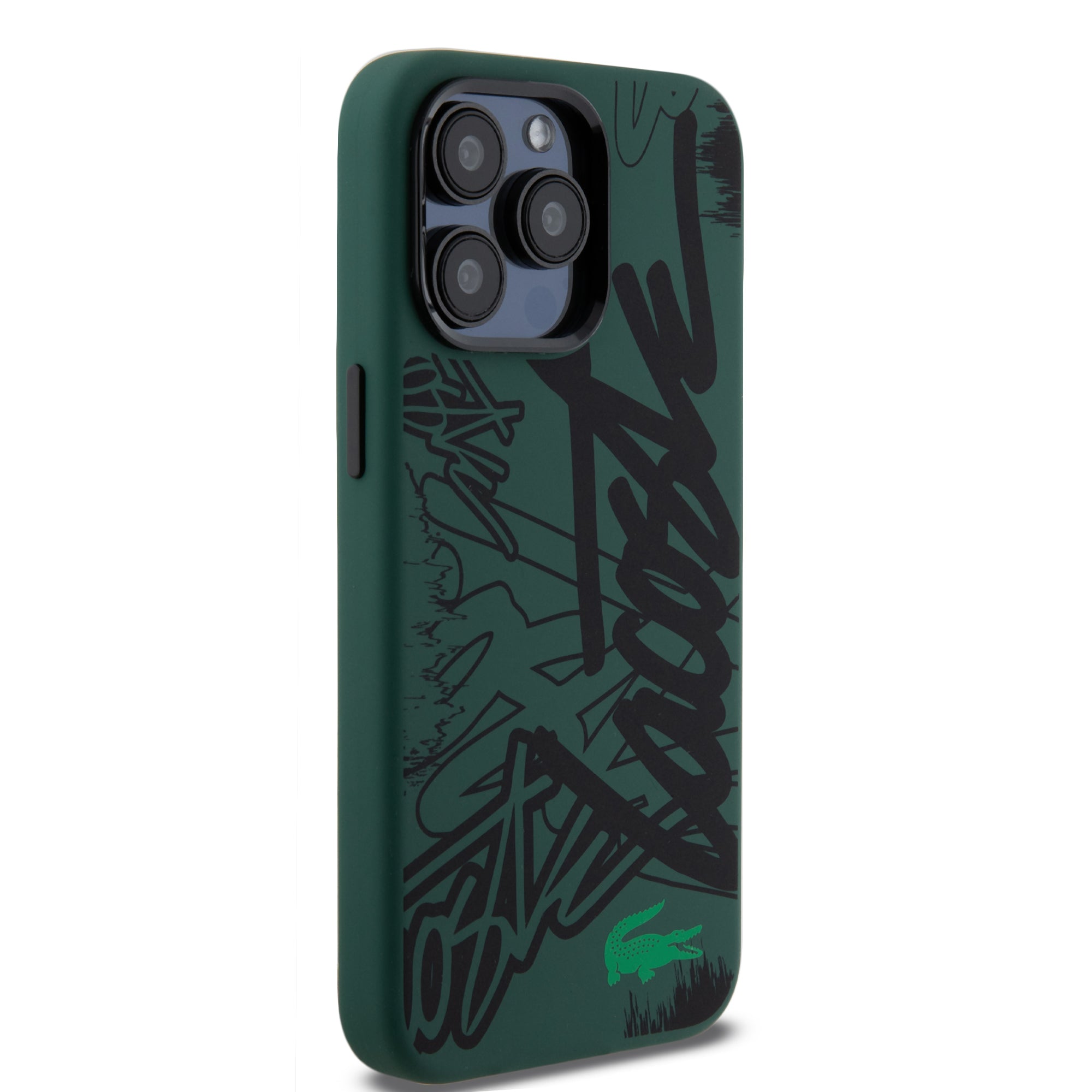 Lacoste Graffiti Hard Case Θήκη προστασίας από Liquid σιλικόνη iPhone 15 Pro Max (Πράσινο/Μαύρο)