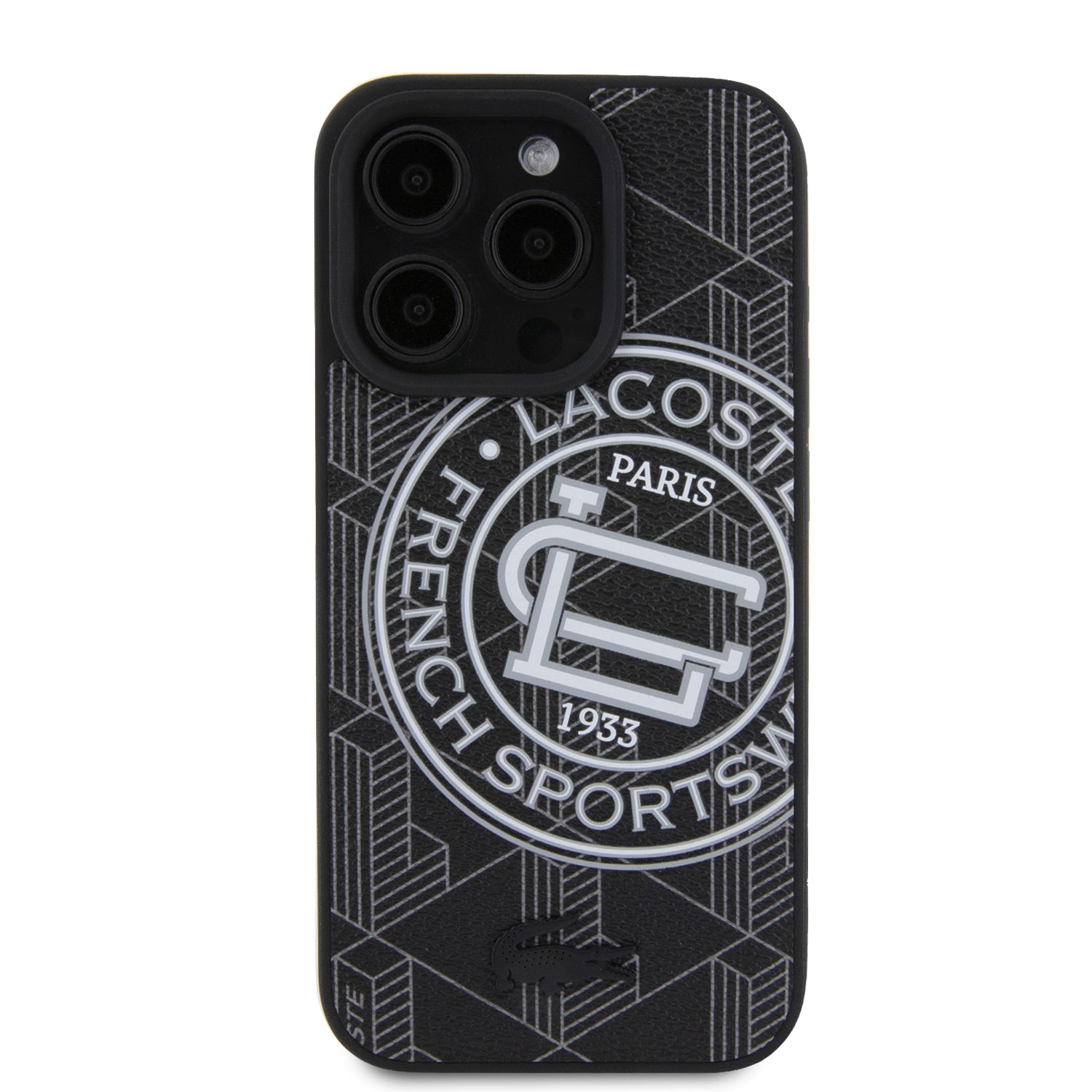Lacoste Magsafe PVC Mono Sportswear Hard Case Θήκη προστασίας από σκληρό πλαστικό για iPhone 15 Pro (Sinople/Black)