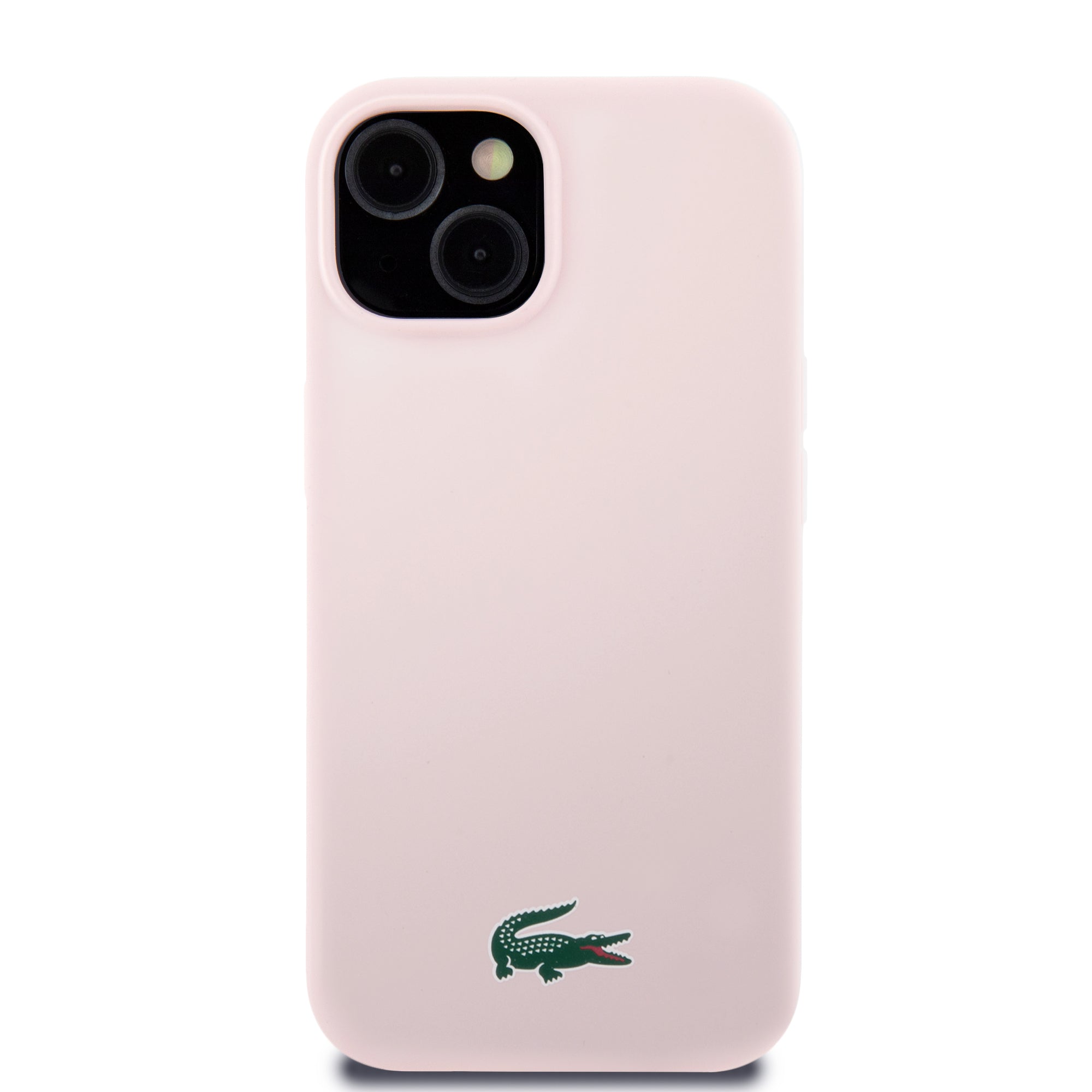 Lacoste Magsafe Croc Logo Hard Case Θήκη προστασίας από Σιλικόνη για iPhone 15 (Ροζ)