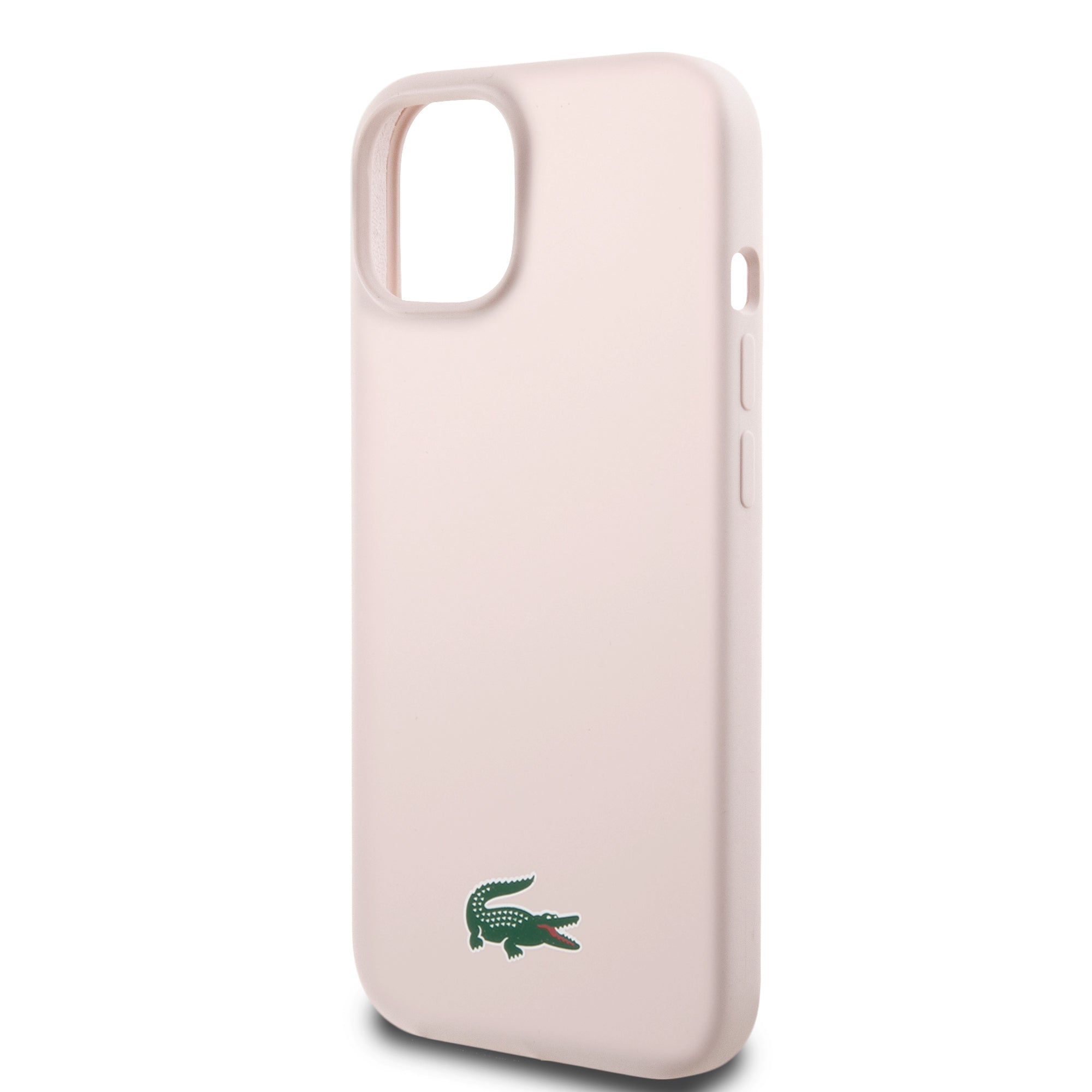 Lacoste Magsafe Croc Logo Hard Case Θήκη προστασίας από Σιλικόνη για iPhone 15 (Ροζ)