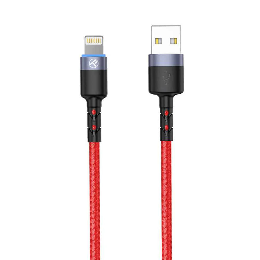 Tellur - Glowing Connection - USB to Lightning Led Cable 3A - Red