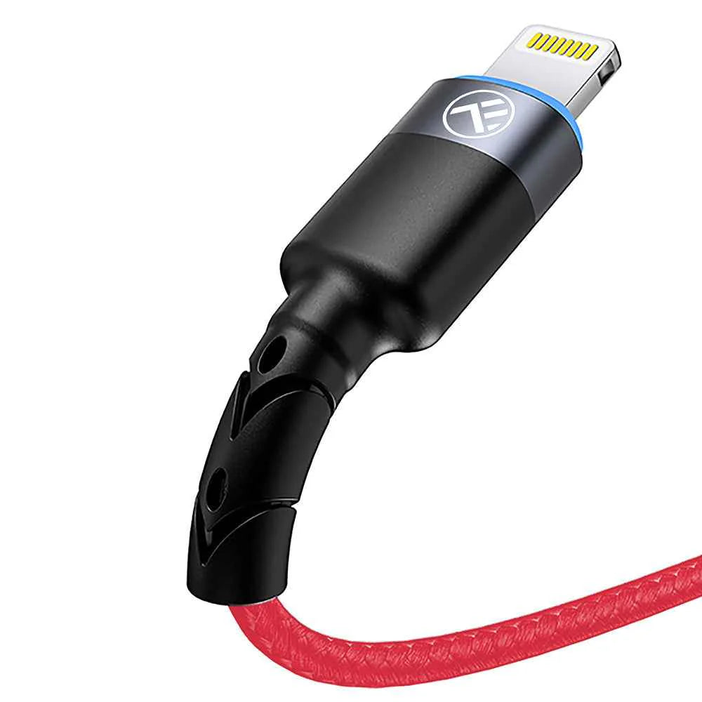 Tellur - Glowing Connection - USB to Lightning Led Cable 3A - Red