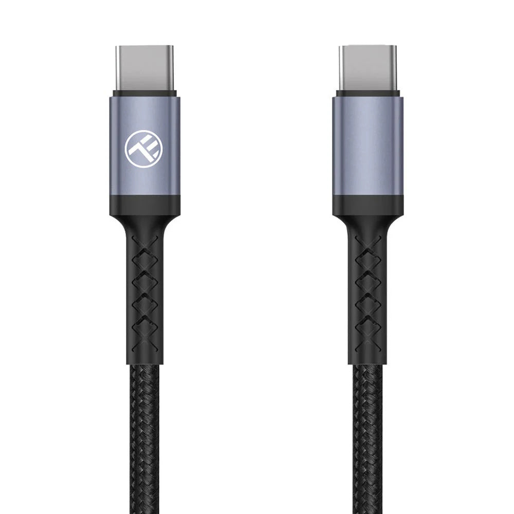 Tellur Καλάθι USB‑C σε USB‑C Καλώδιο, 60 W PD, 3 Α, 1 m – Μαύρο