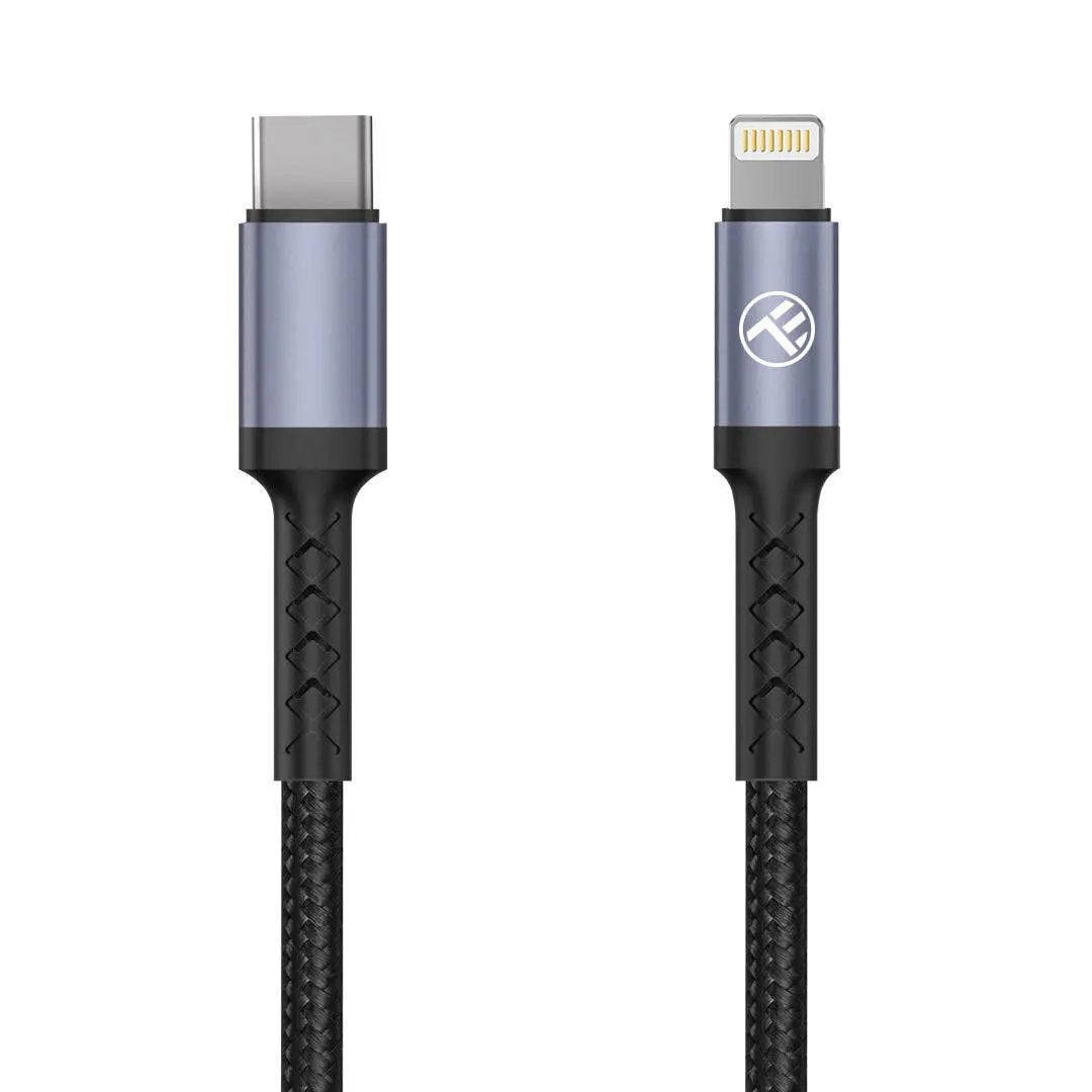 Καλώδιο φόρτισης και δεδομένων 30W Tellur Data Cable USB Type-C σε Lightning για 2 μέτρα σε μαύρο χρώμα – PhoneBazaar