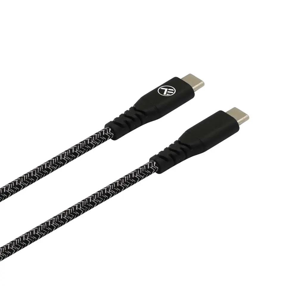 Καλώδιο φόρτισης και δεδομένων Tellur Green Data Cable Type-C σε Type-C – 1 μέτρο σε μαύρο χρώμα – PhoneBazaar