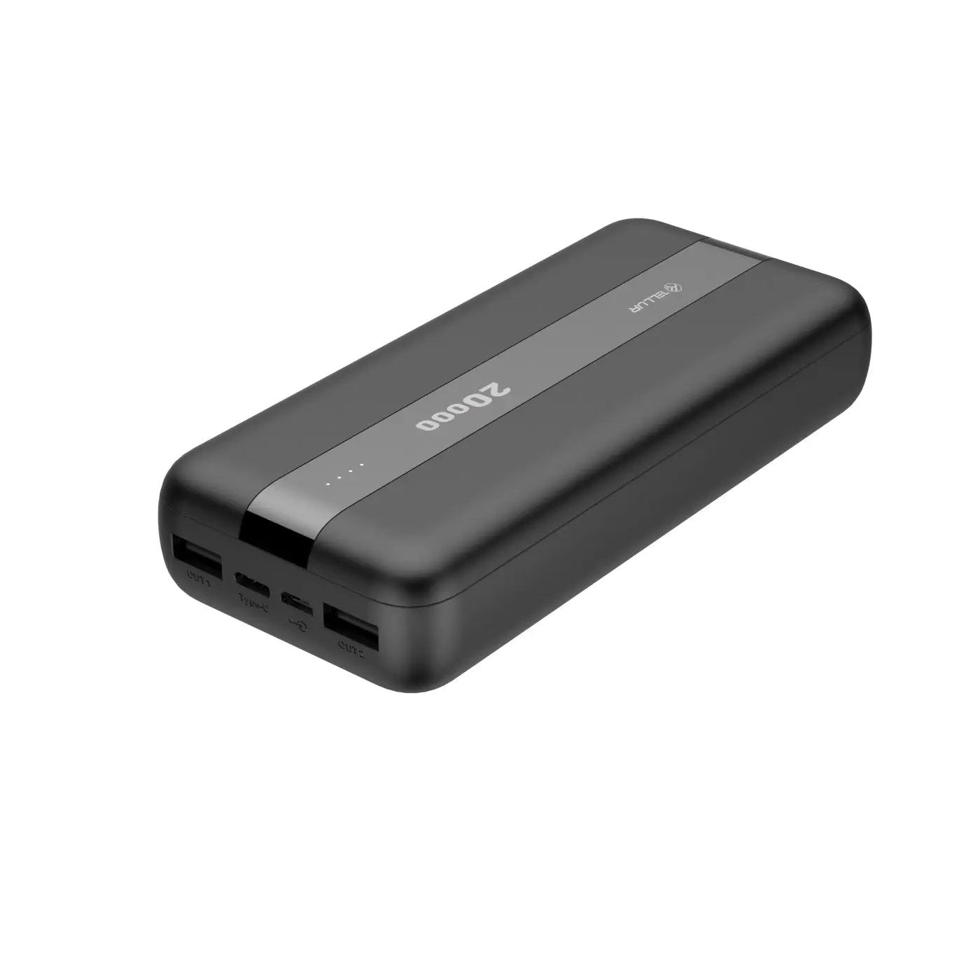 Tellur Powerbank PBC203 20.000mAh σε μαύρο χρώμα με 2x USB-C & 2x USB-A (TLL158311) – PhoneBazaar