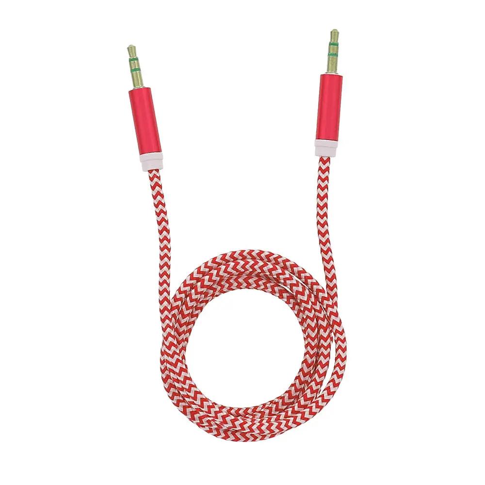Tellur Auxiliary Audio Cable Στερεοφωνικό καλώδιο ήχου Αρσενικό/Αρσενικό μήκους 1 μέτρου σε κόκκινο – PhoneBazaar