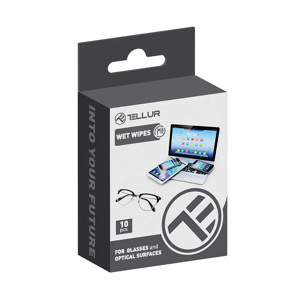 Tellur Wet Wipes για Υγρά μαντηλάκια για καθαρισμό οπτικών επιφανειών – PhoneBazaar