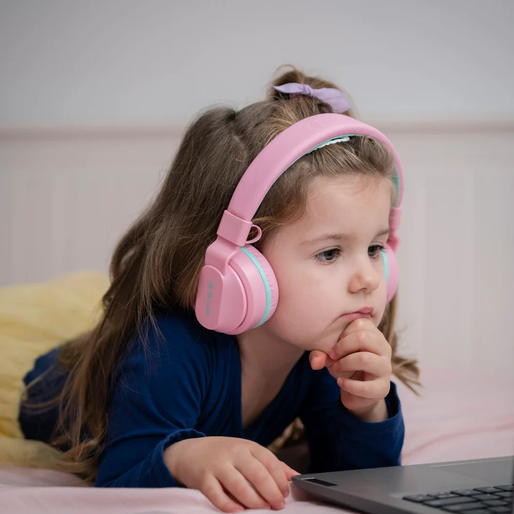 Tellur Buddy Over‑Ear Bluetooth Ακουστικά για Παιδιά, Bluetooth 5.3 – Ροζ