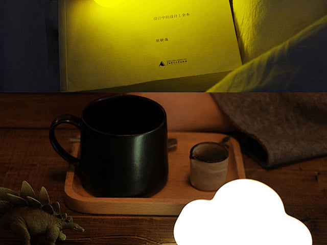 Designnest® NightLamp Cloud |MUID| Φωτάκι νυκτός συννεφάκι με ηχητική ενεργοποίηση (κίτρινο)