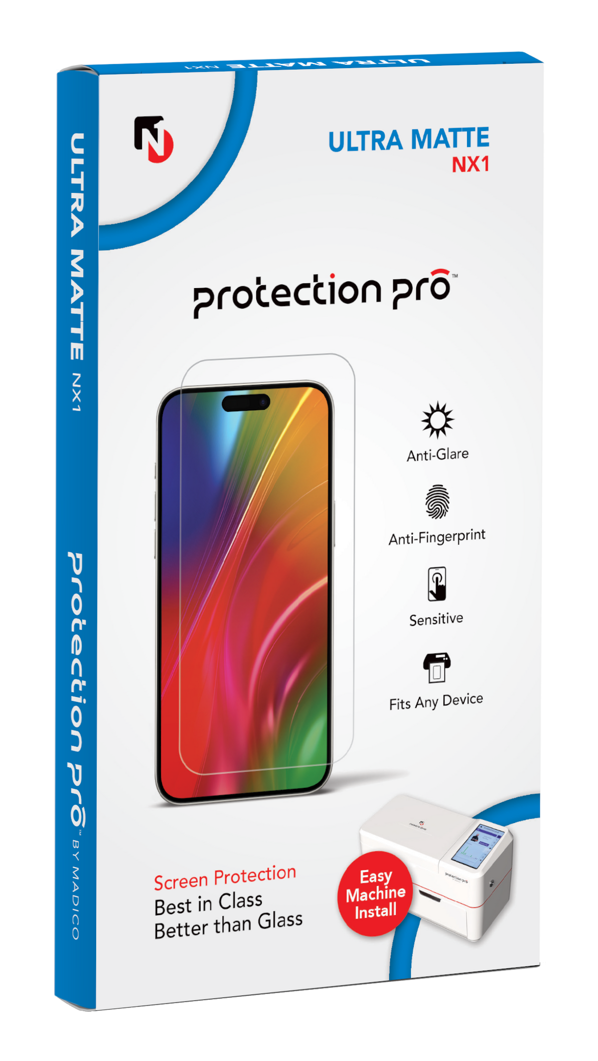 ProtectionPro Ultra Matte NX1 – Μεμβράνη προστασίας οθόνης – Small (S)
