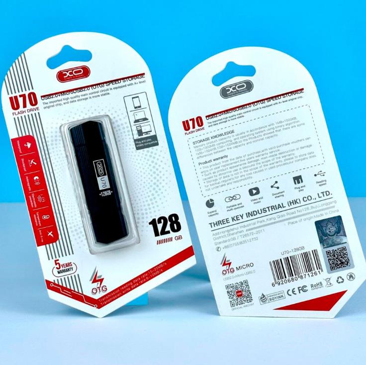 XO για U70 USB & Micro Usb Storage Flash Drive για 128GB – PhoneBazaar