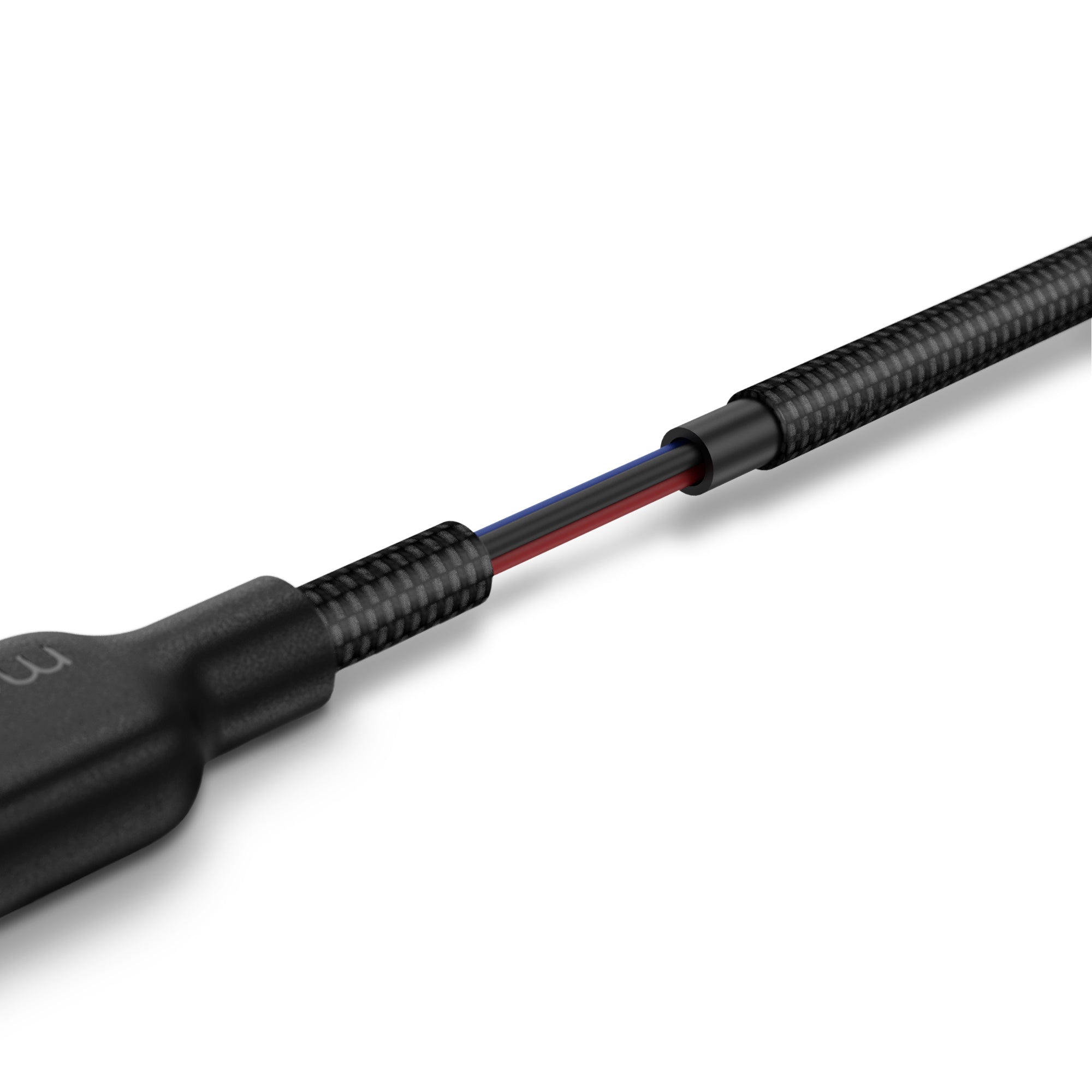 Mophie Charge Stream® Καλώδιο φόρτισης USB-C to USB-C (2 μέτρα – μαύρο braided)