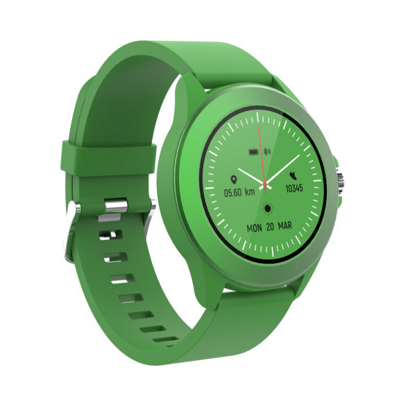 Forever Smartwatch με παλμογράφο Colorum CW-300 xGreen σε πράσινο χρώμα